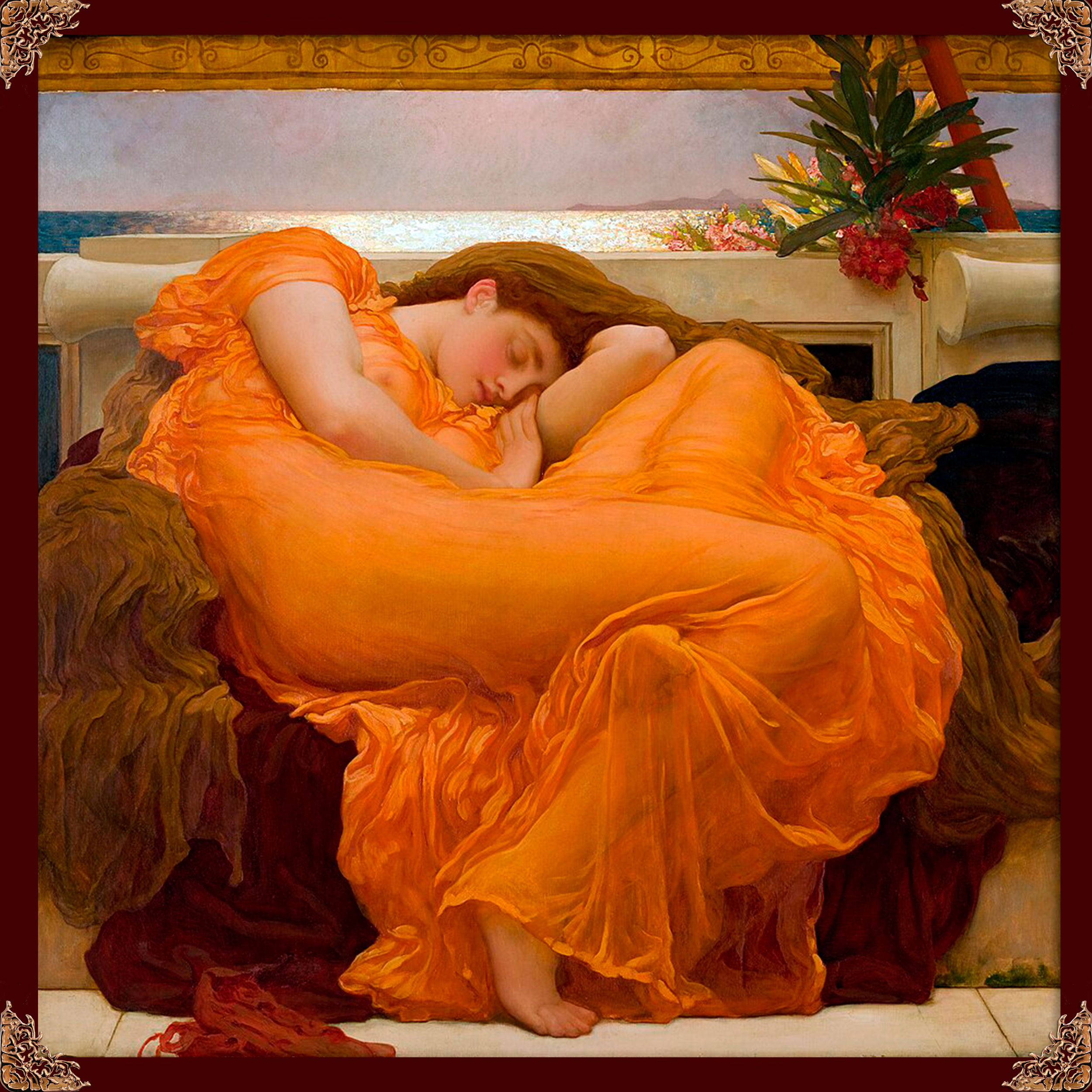 Flaming June - by Frederic Leighton