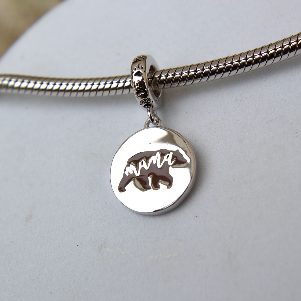 Thumbnail: Mama Bear Charm by The Antlered Doe