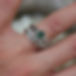 Women's moss agate bridal set by the Antlered Doe