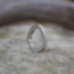 Thumbnail: Sterling silver antler wedding band by The Antlered Doe