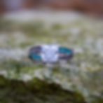 Thumbnail: Anabel with turquoise and antler princess cut