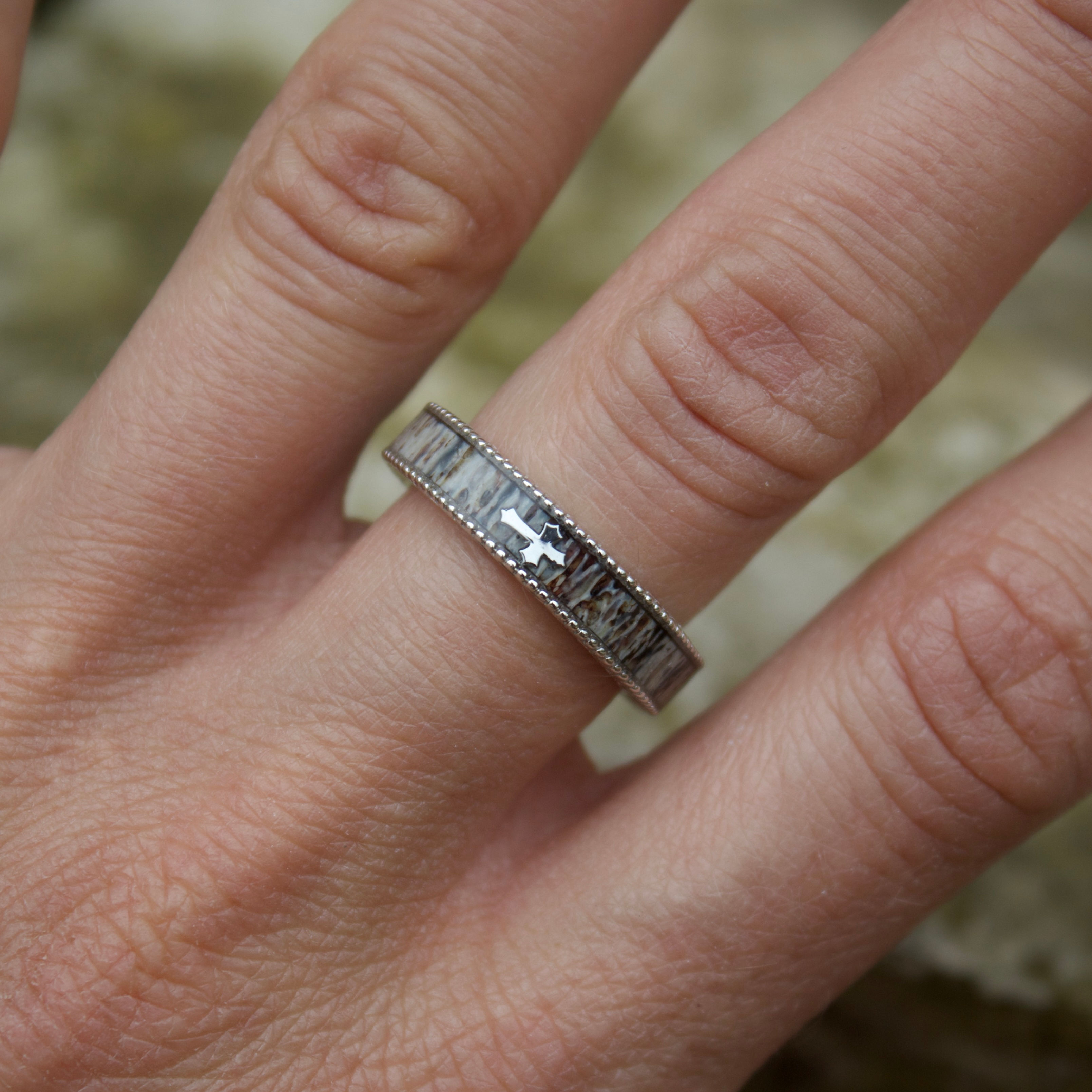 Women's antler band by the Antlered Doe