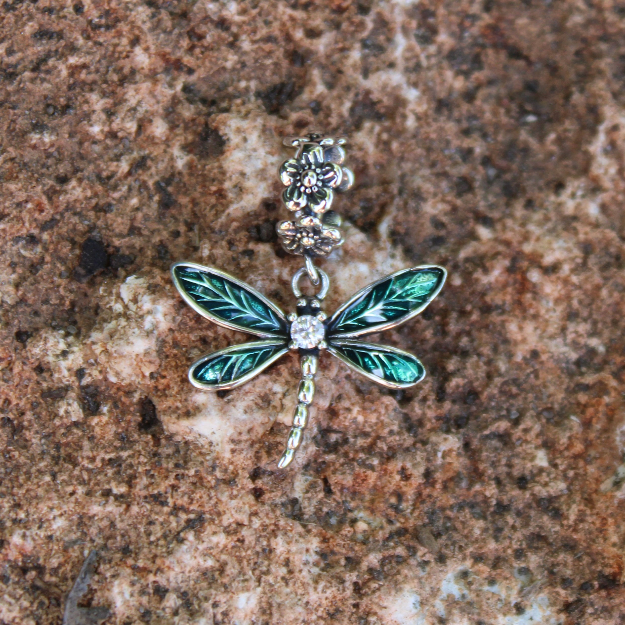 Dragonfly charm