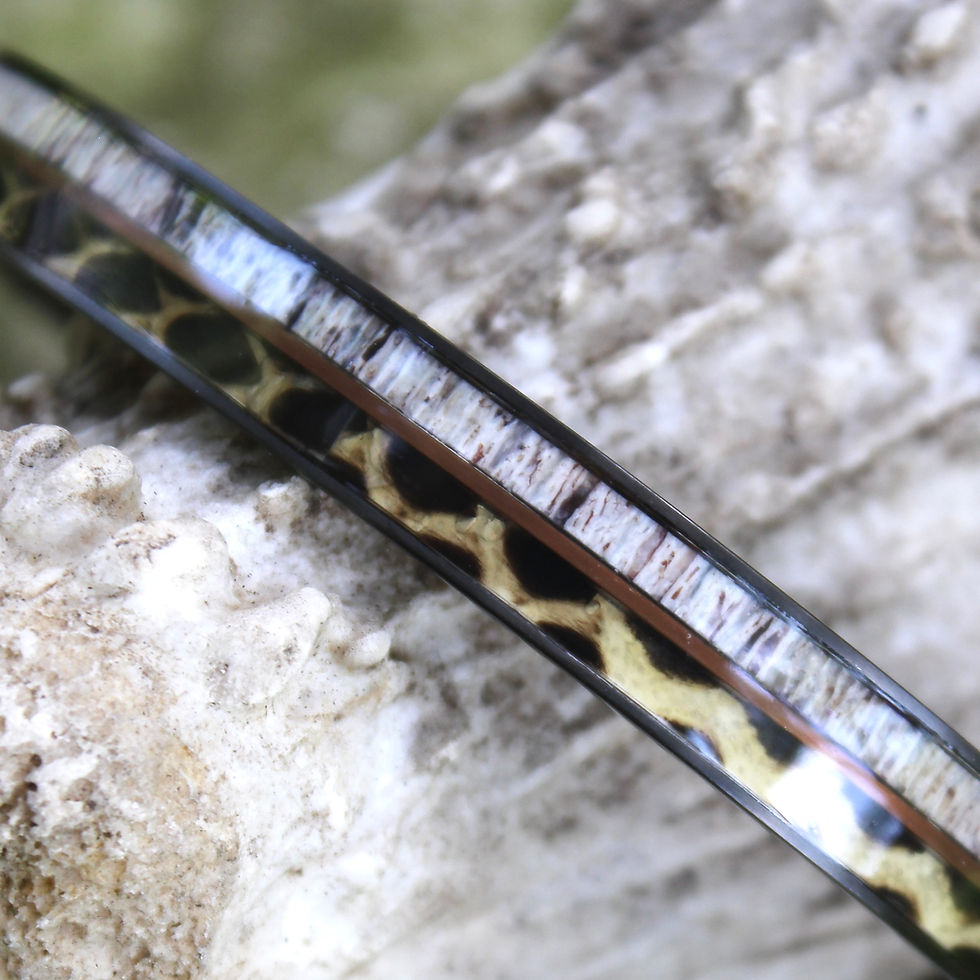 Thumbnail: "Antler & Fang"- Men's bracelet by the Antlered Doe