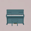 Basic illustration of a piano