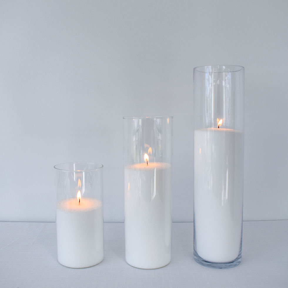 Sand Pillar Candles