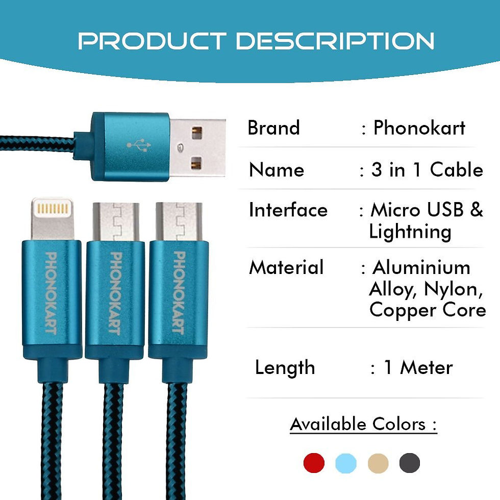 Thumbnail: USB Adapter Charging Cable