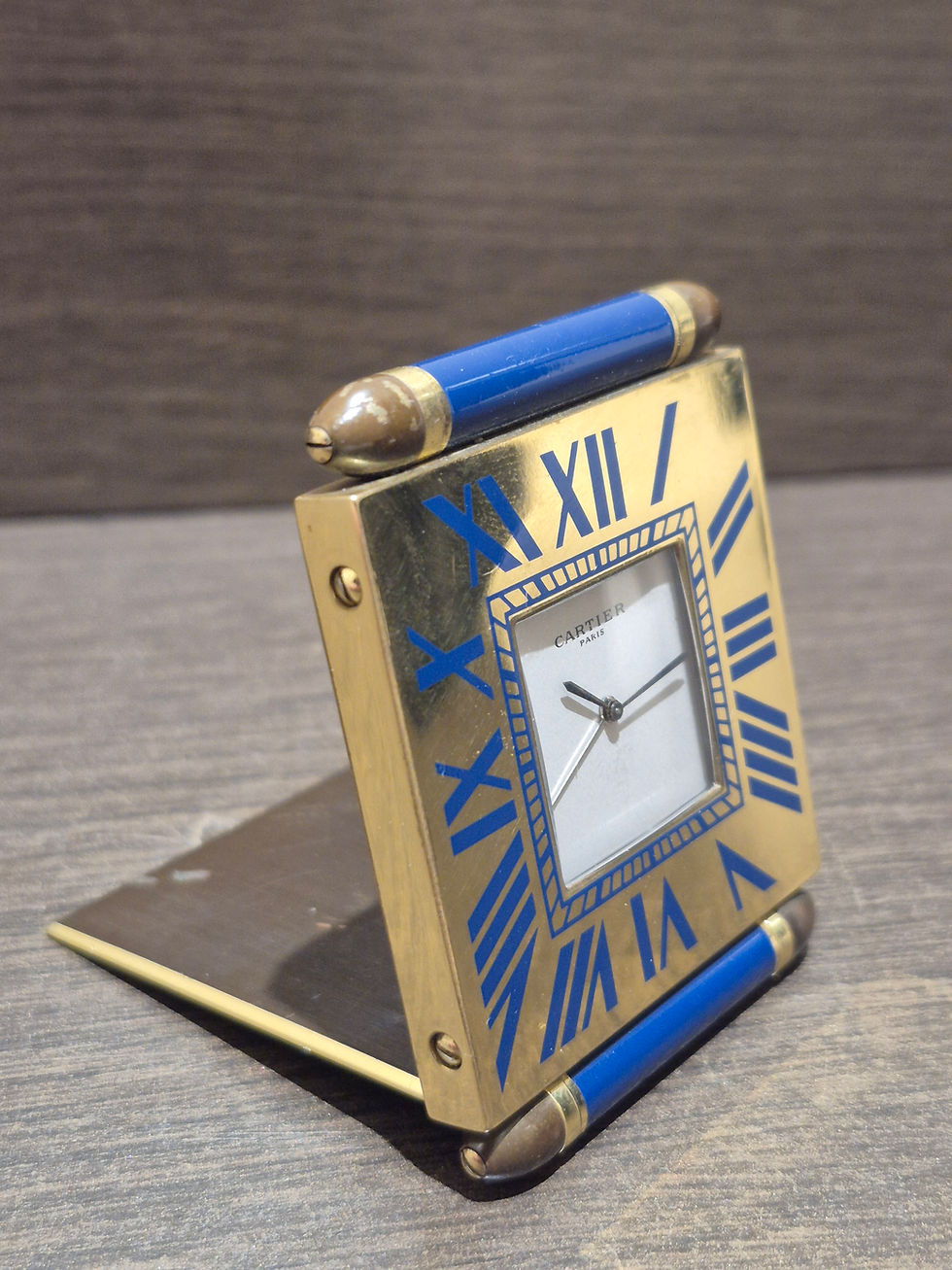 Miniature : Pendulette de Voyage Cartier Paris Quartz Vintage