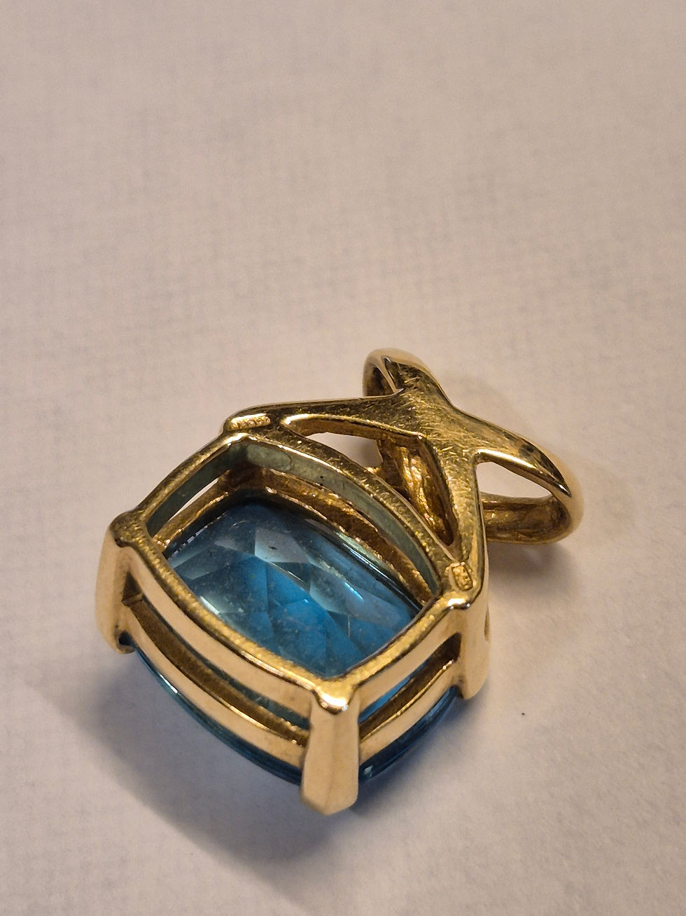 Thumbnail: Pendentif Or 14 Carats Topaze 7,27g