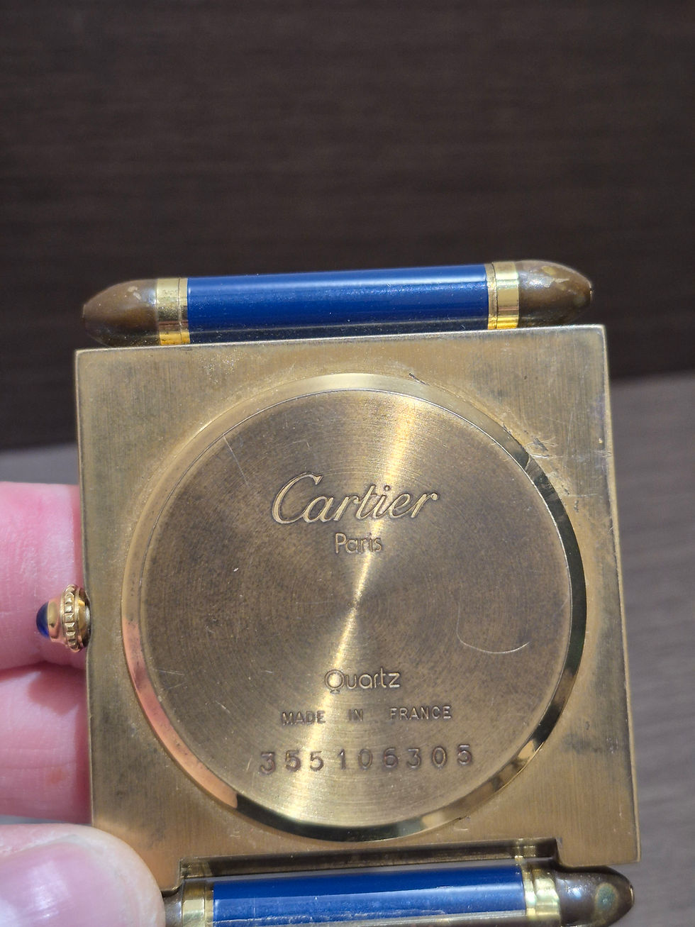Miniature : Pendulette de Voyage Cartier Paris Quartz Vintage
