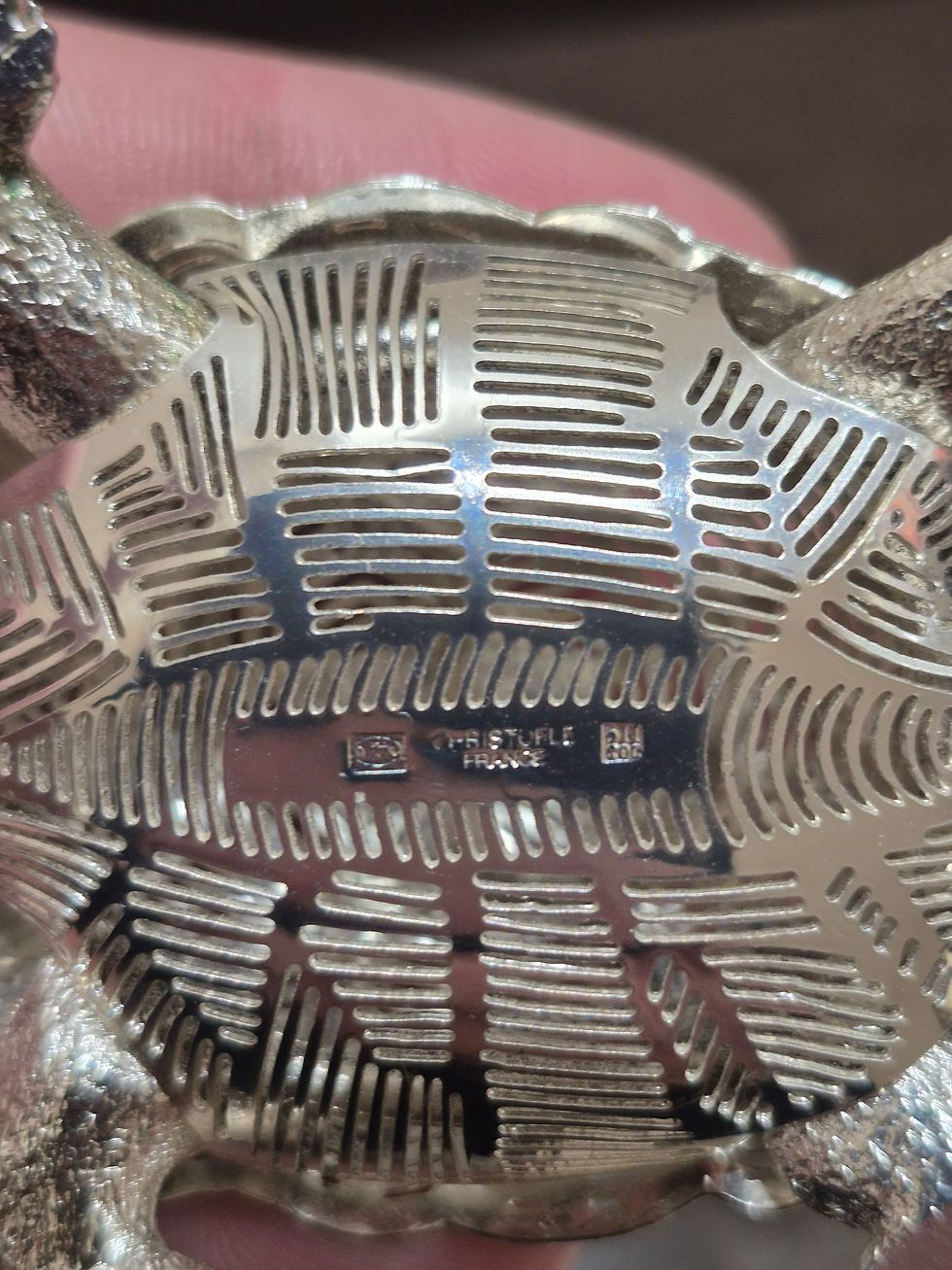 Miniature : Tortue Métal Argenté Christofle Lumière d’Argent Vintage