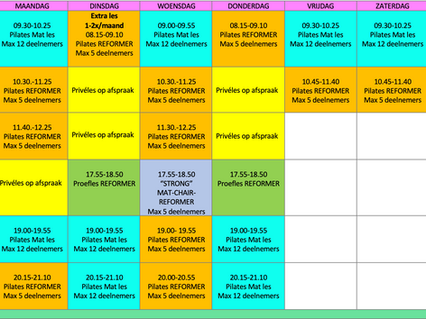 Nieuwe rooster Find Your Balance.club