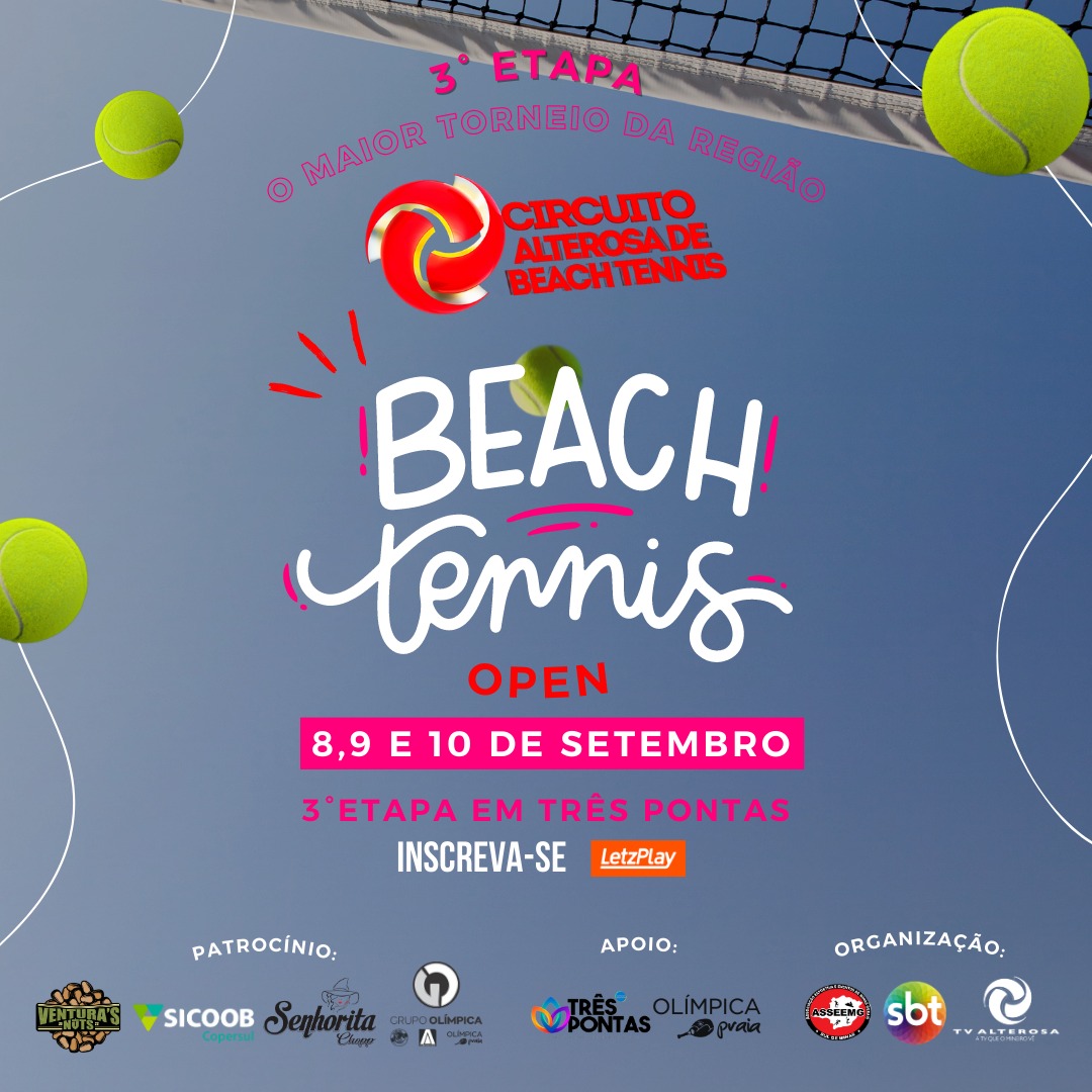 CIRCUITO ALTEROSA DE BEACH TENNIS - TRÊS PONTAS - FOTOS