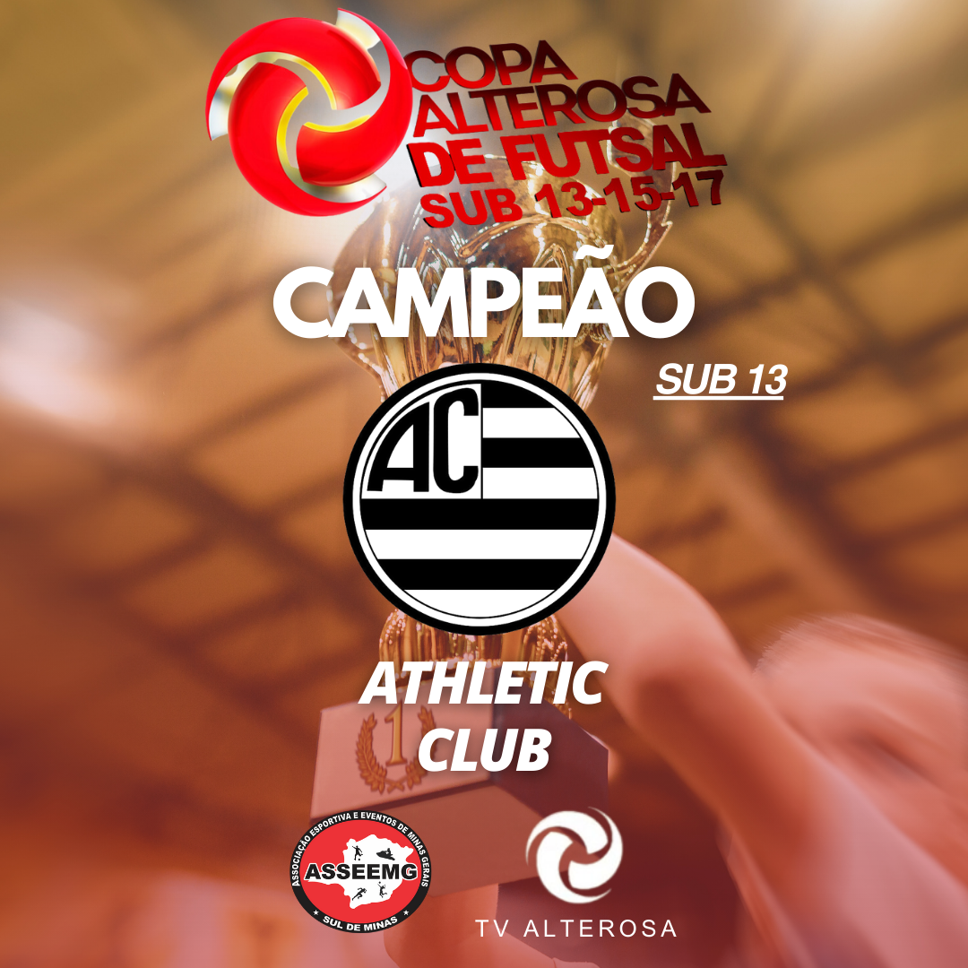 COPA ALTEROSA DE FUTSAL 2023 - RESULTADOS