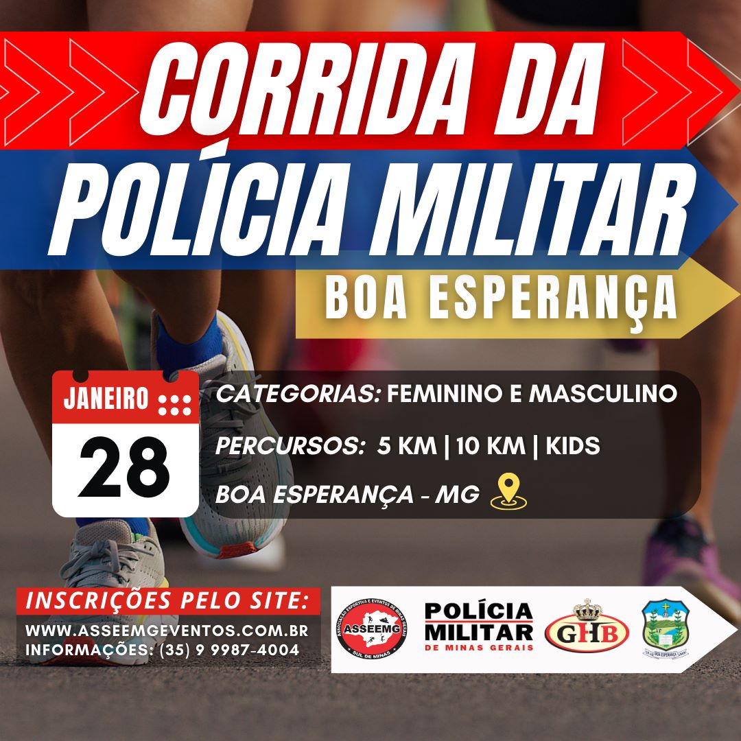 RESULTADOS - CORRIDA DA POLÍCIA MILITAR BOA ESPERANÇA
