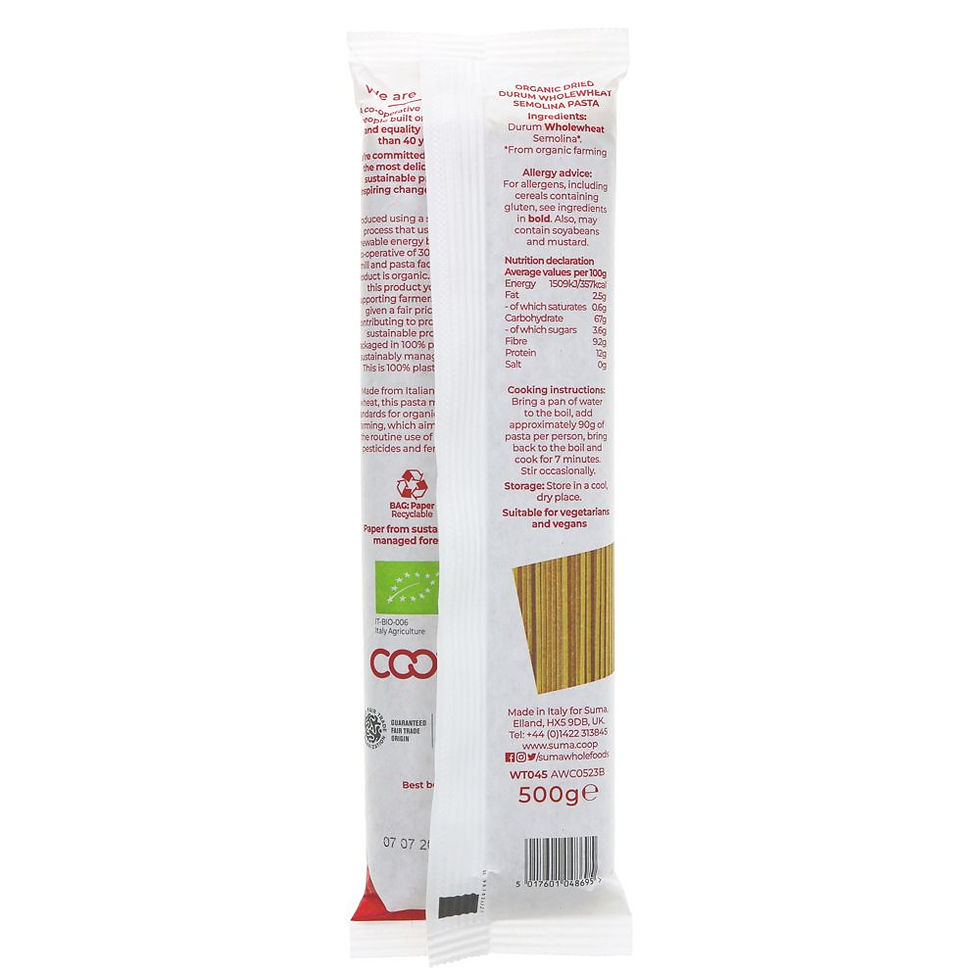Thumbnail: Wholewheat Spaghetti (500g)