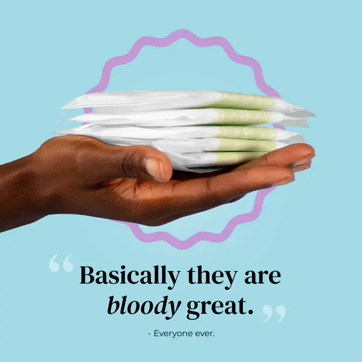 Thumbnail: Mooncup Heavy Sanitary Pads With Wings (Pack of 10)