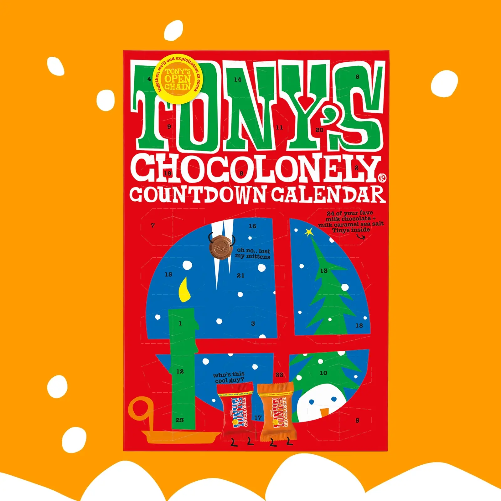 Tony's Chocolonely Advent Countdown Calendar (216g)