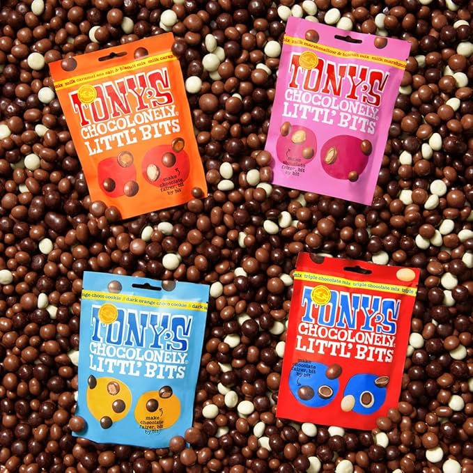 Thumbnail: Milk Chocolate Caramel Sea Salt & Biscuit Mix Littl’ Bits Pouch (100g)