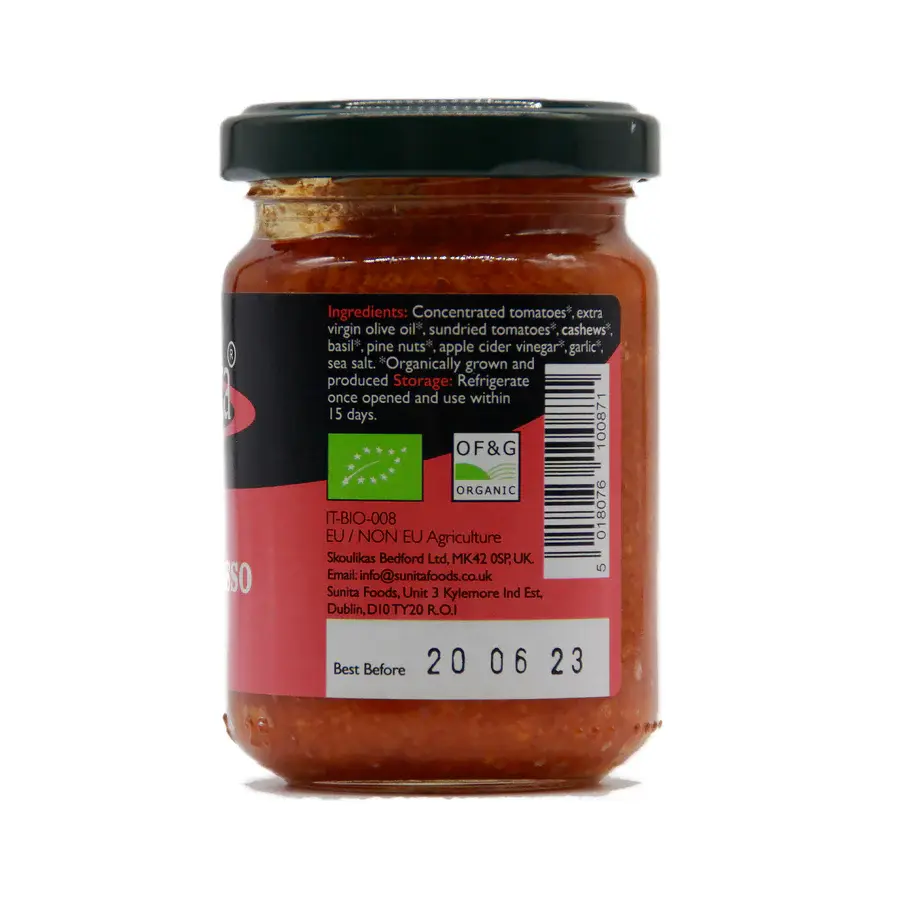 Thumbnail: Sunita Sundried Tomato Pesto Rosso (130g)