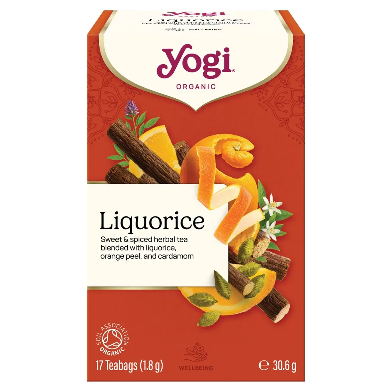 Yogi Tea Liquorice Tea - Organic, Vegan (17 Bags)