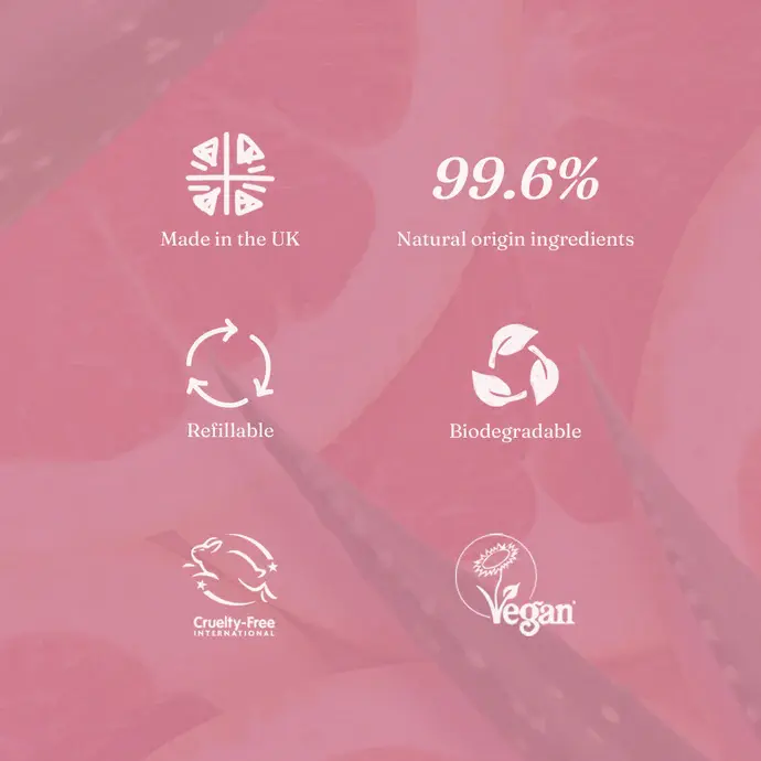 Thumbnail: Miniml Uplifting Pink Grapefruit & Aloe Vera Bodywash / Bubble Bath (400ml)