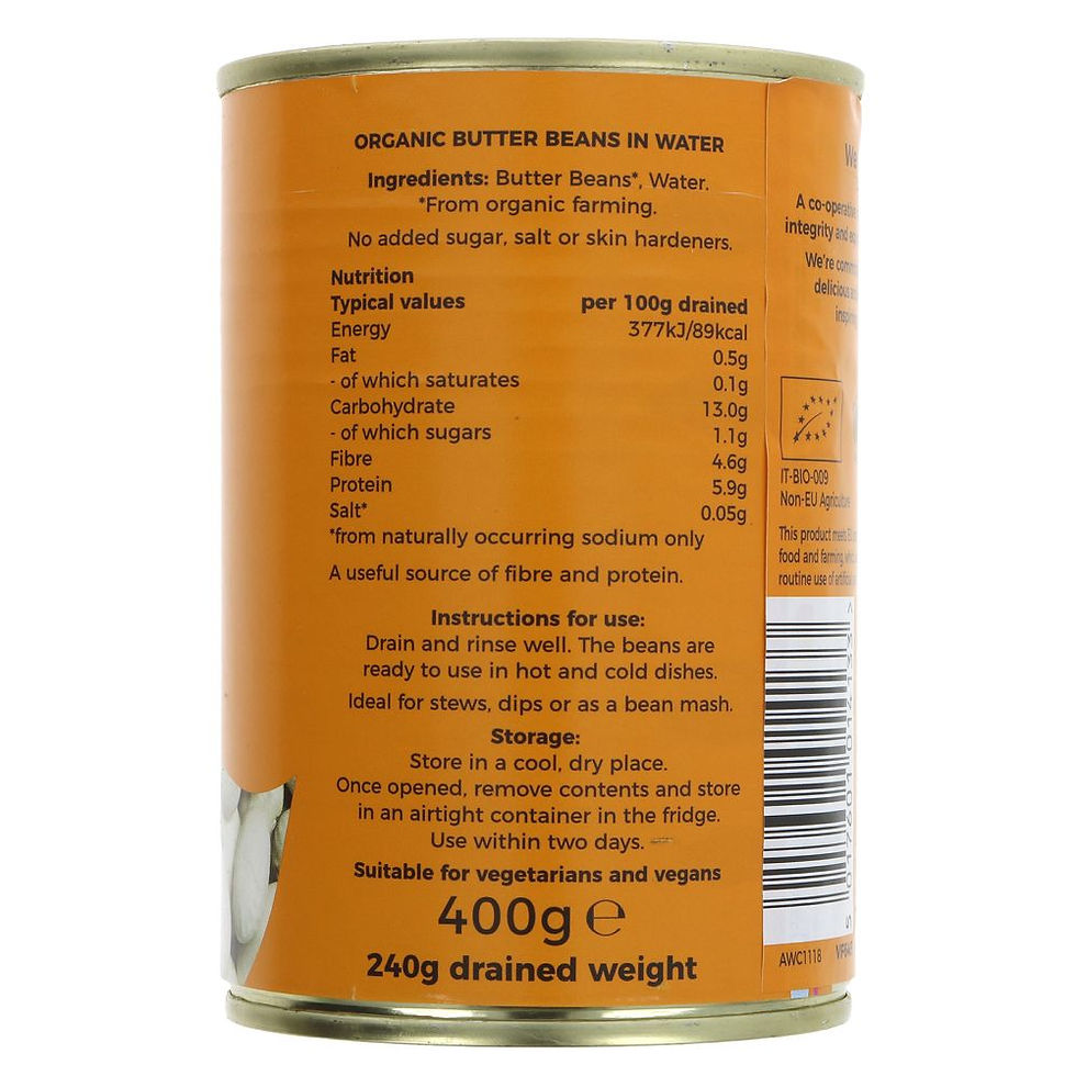 Thumbnail: Butter Beans (400g)