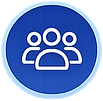 Icon representing a group of people or a community