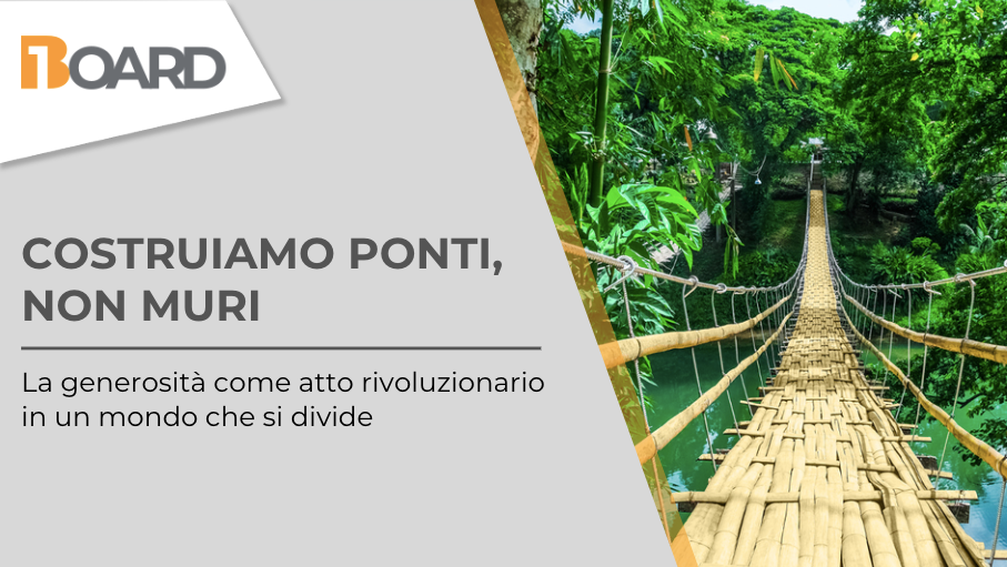 COSTRUIAMO PONTI, NON MURI