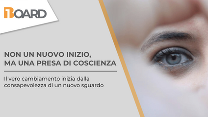 NON UN NUOVO INIZIO, MA UNA PRESA DI COSCIENZA