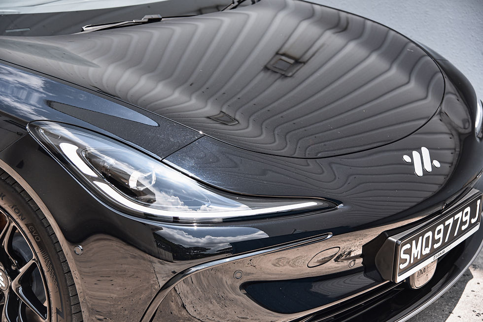 The headlights is the only weakness in the exterior design to this writer.