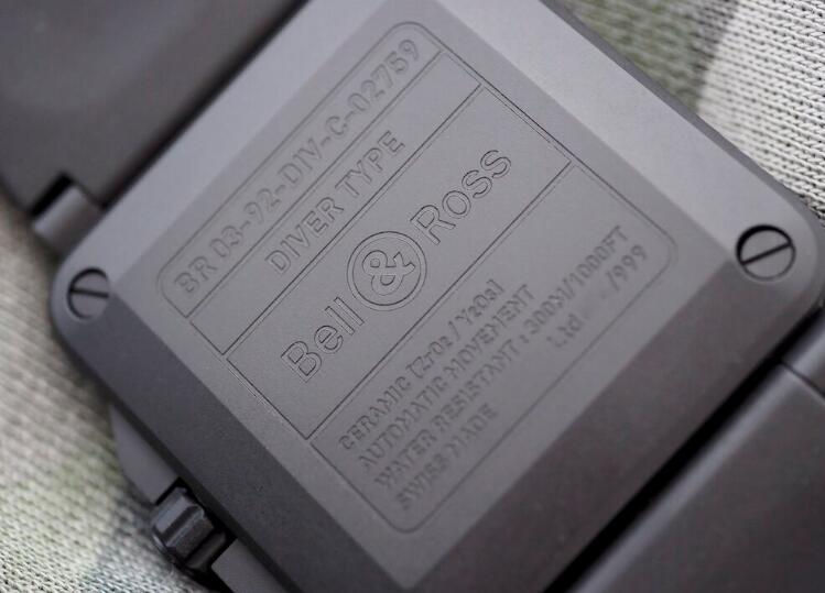 Limited Edition Bell & Ross BR 03-92 Diver Automatic Military Ceramic Watches Review 3