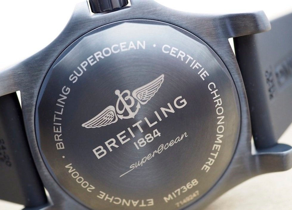 In Depth The Replica Breitling Superocean Chronometers Blue Ceramic Diver Watches Hands-On