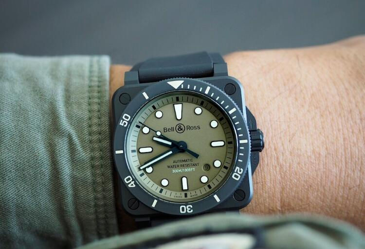 Limited Edition Bell & Ross BR 03-92 Diver Automatic Military Ceramic Watches Review 2