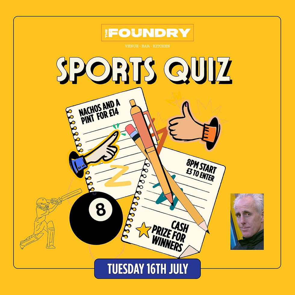 Sports Quiz - Brecon Cricket Club edition