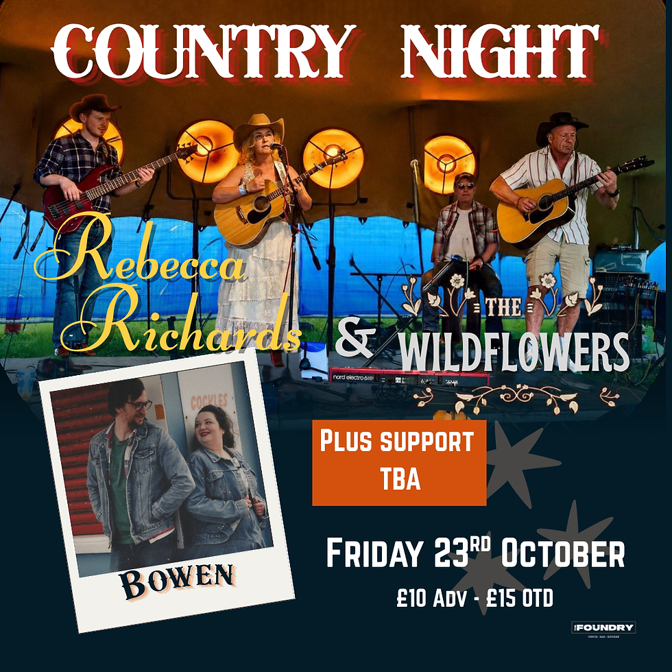Country Night - Rebecca Richards - Bowen - Plus Support