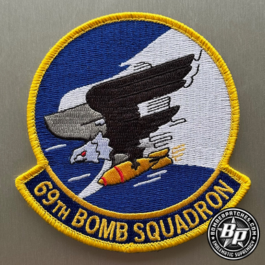 69th Bomb Squadron Heritage Standard Color Embroidered, B-52