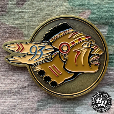 93D Bomb Squadron WWII Heritage, Capt. Pease Coin