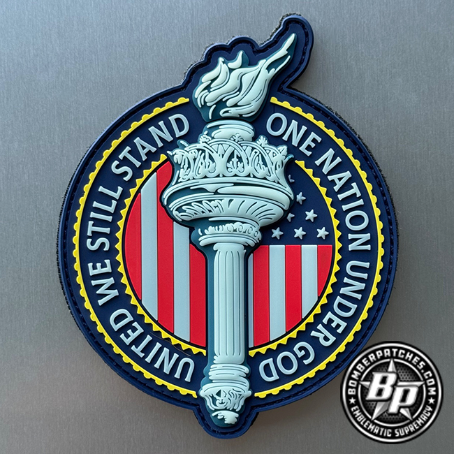 United We Still Stand Liberty Torch Morale Patch, Glow