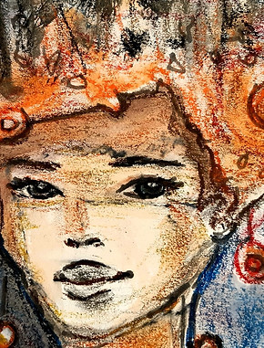 Crayon drawing
