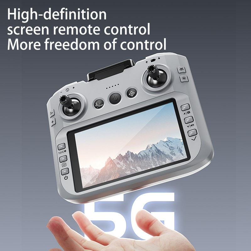 Thumbnail: New Mini Z906 Drone Professional 4K HD Dual Camera WIFI FPV UAV LCD Rc Quadcopte