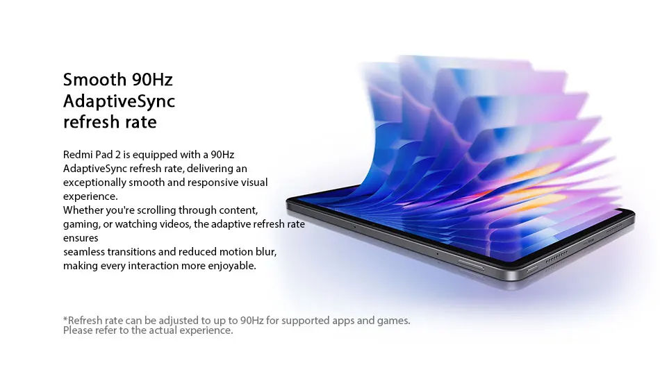 Thumbnail: Xiaomi Redmi Pad 2 Wifi 4GB 128GB 8GB 256GB Tablet PC 11" 2.5K Crystal-clear Dis