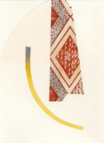 8" x 11" paper collage