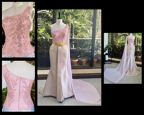 robe de mariage thai traditionnelle