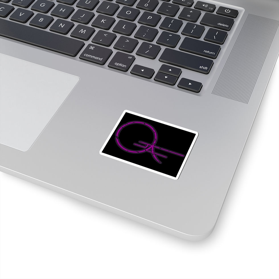 Thumbnail: O.G.A.F. Kiss-Cut Stickers -fuchsia