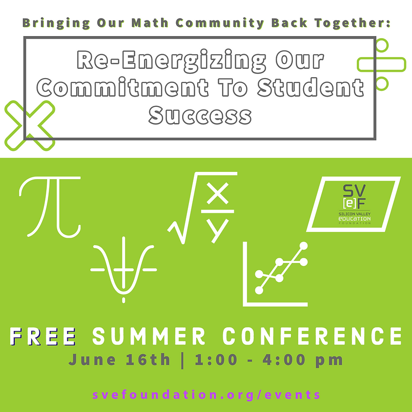 Bringing Our Math Community Back Together: Re-Energizing Our Commitment To Student Success