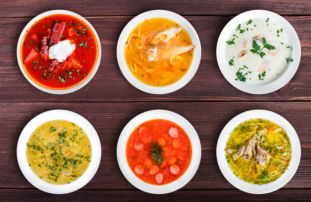 Arranged Food and Objects