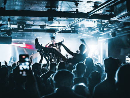 Snayx crowd shot, Leeds, The Key Club, by Wilf Gill