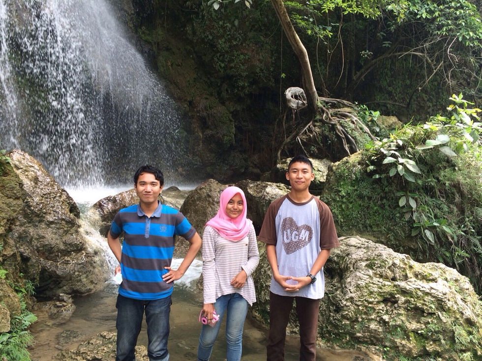 Kolam air yang jernih banget