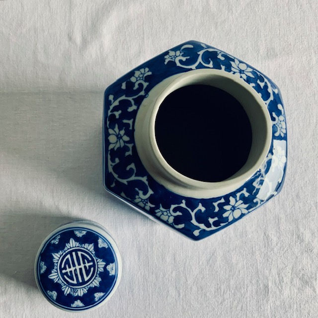 Thumbnail: Gemberpot hexagon Chinoiserie